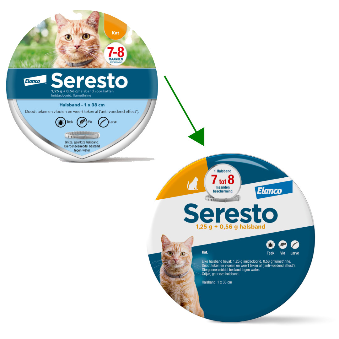 Seresto halsbånd loppemiddel til katte 