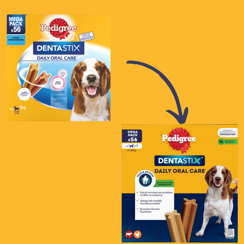 Pedigree Dentastix til mellemstore hunde