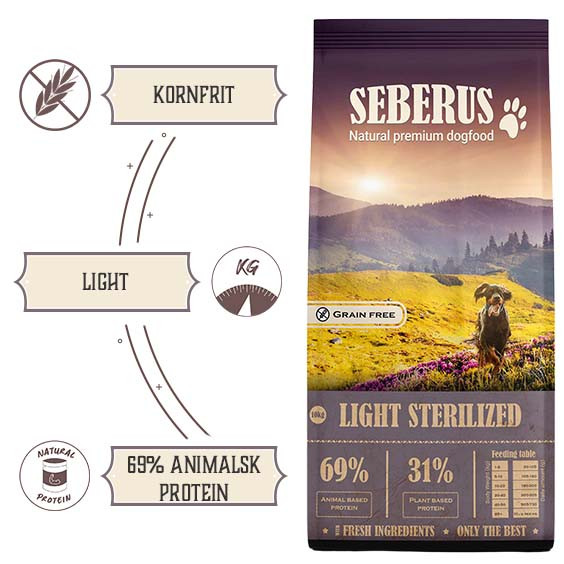Seberus Sterilised / Light hondenvoer