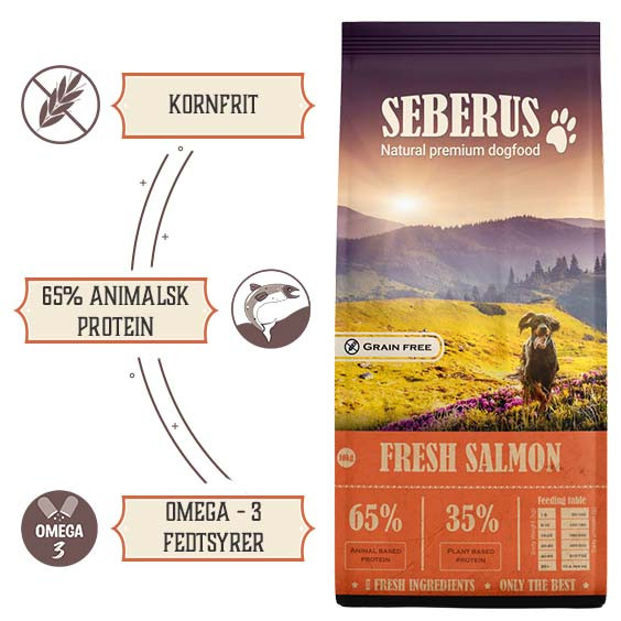 Seberus Fresh Salmon - natuurlijk graanvrij hondenvoer
