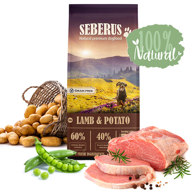 Seberus Lamb & Potato - natuurlijk graanvrij hondenvoer
