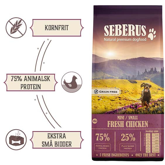 Seberus Mini/SB Classic - natuurlijk graanvrij hondenvoer