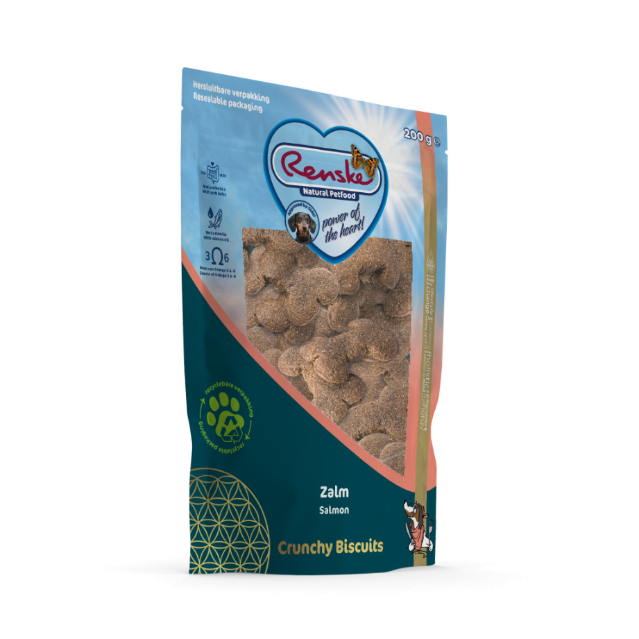 Renske Gezonde Beloning Crunchy zalm hondensnack