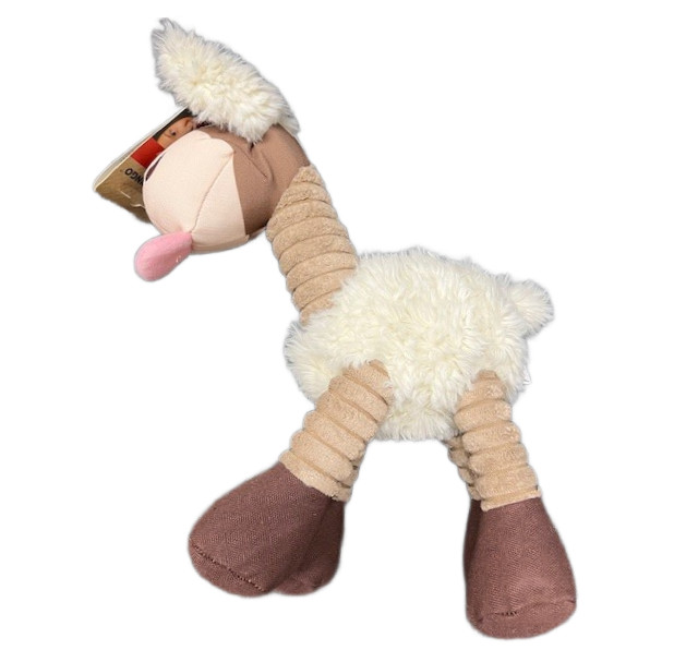 Shappo schaap bruin hondenspeelgoed