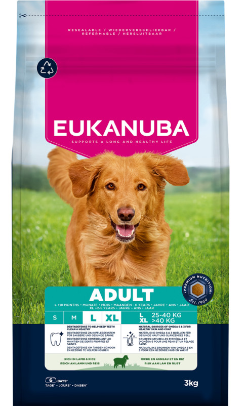 Eukanuba Adult Large med lam & ris hundefoder