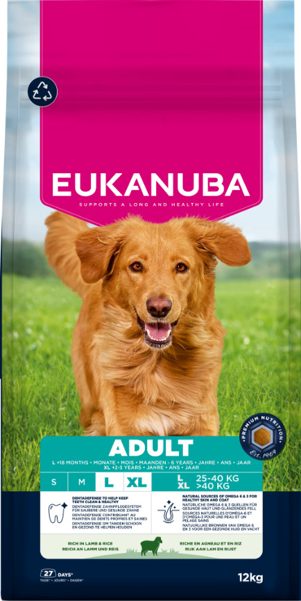 Eukanuba Adult Large med lam & ris hundefoder