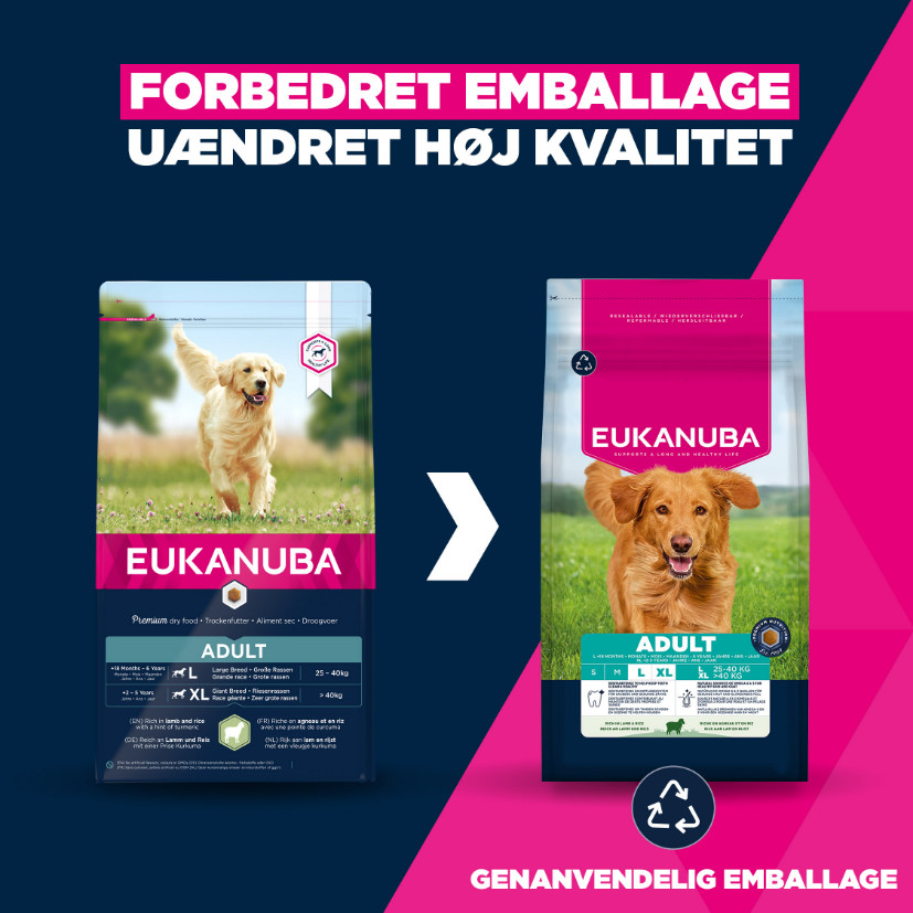 Eukanuba Adult Large med lam & ris hundefoder