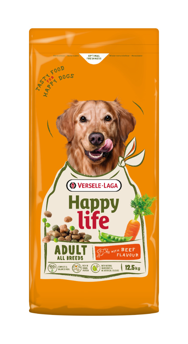 Happy Life Adult Beef hundefoder