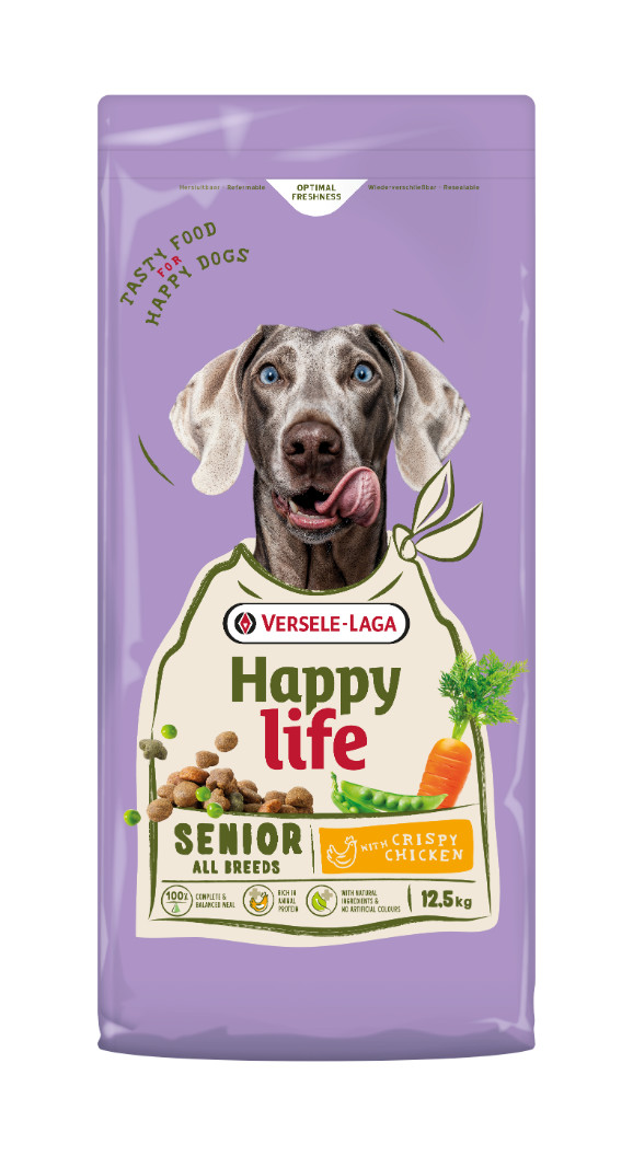 Happy Life Senior med kylling hundefoder
