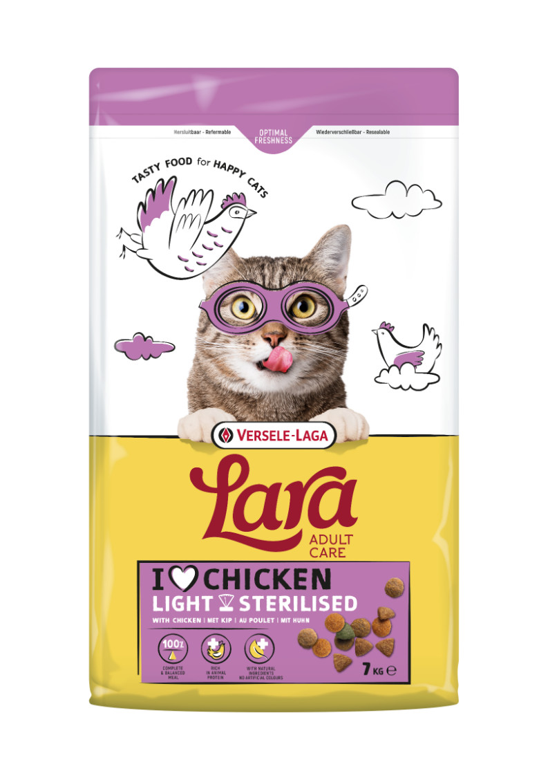 Versele-Laga Lara Adult Sterilised kylling kattefoder