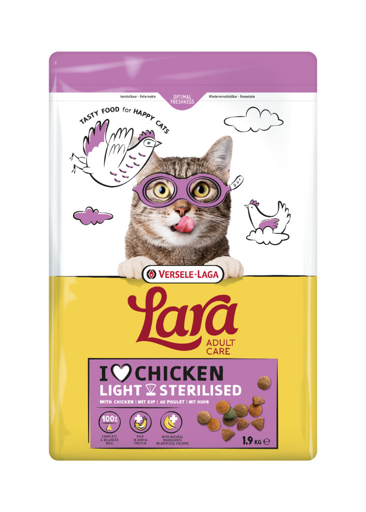 Versele-Laga Lara Adult Sterilised kylling kattefoder