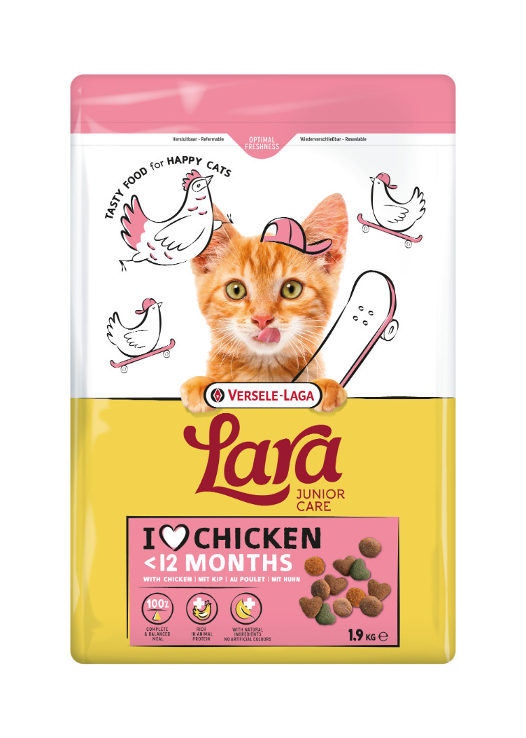 Versele-Laga Lara Junior kylling kattefoder Versele-Laga Lara Junior kylling kattefoder
