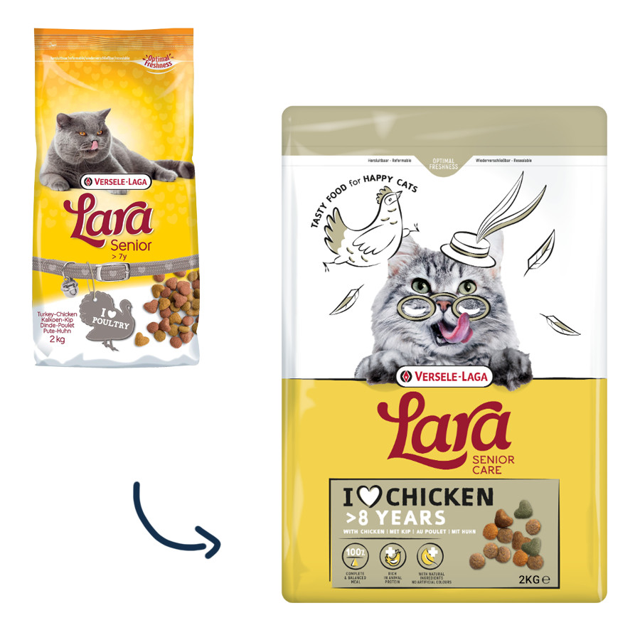 Versele-Laga Lara Senior kylling med kalkun kattefoder