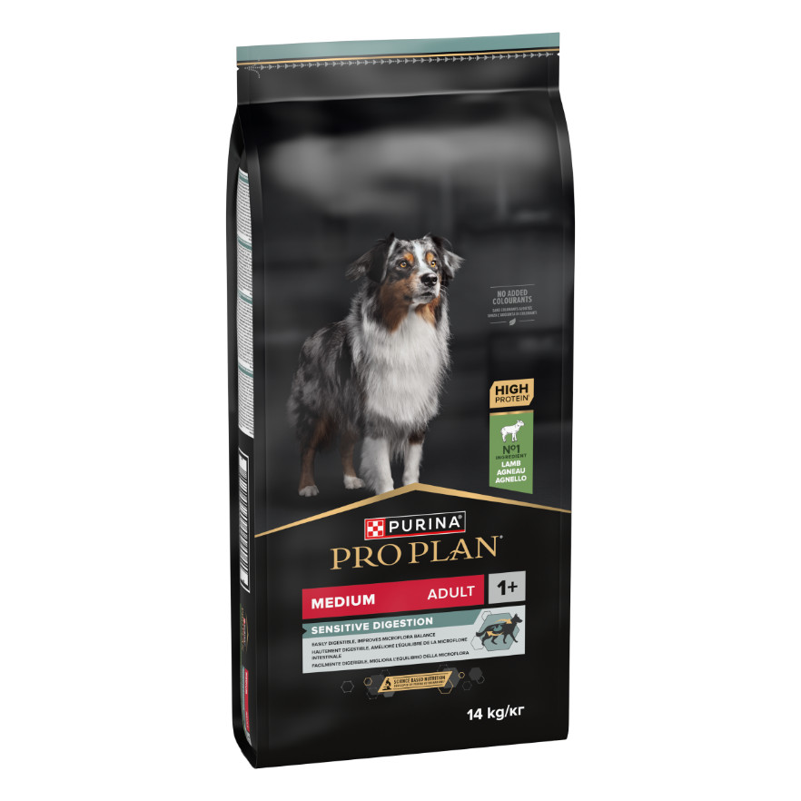 Pro Plan Medium Adult Sensitive Digestion med lam hundefoder