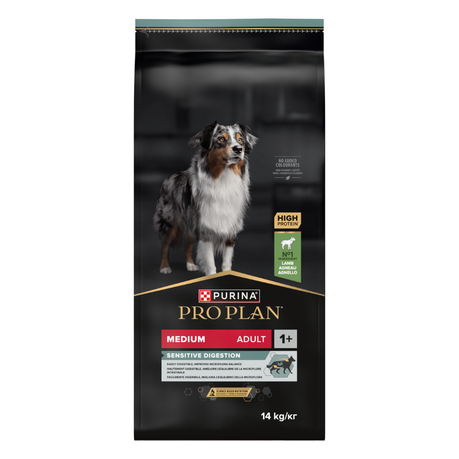 Pro Plan Medium Adult Sensitive Digestion med lam hundefoder