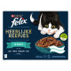 Felix Fish Selection med laks, tun, torsk og fladfisk i sauce vådfoder til katte 