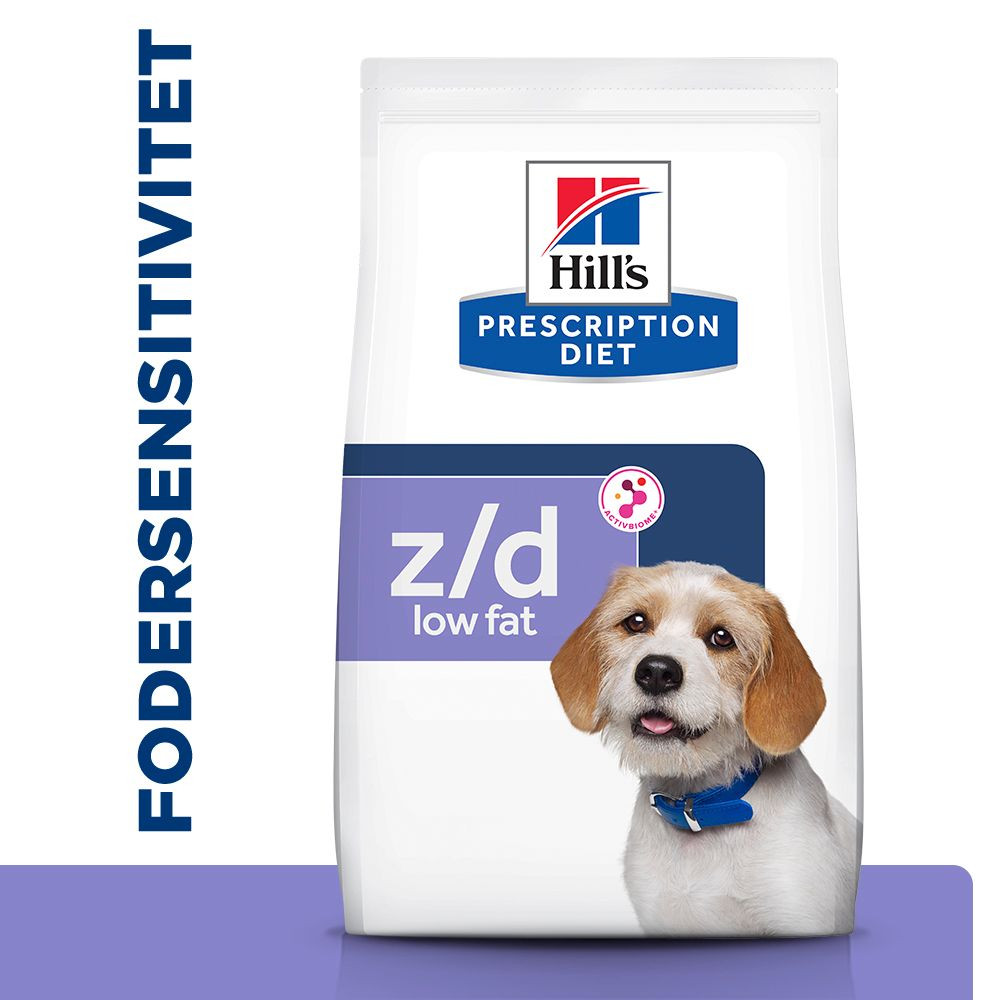 Hill's Prescription Diet Z/D Food Sensitivities Low Fat hondenvoer met gehydrolyseerde soja