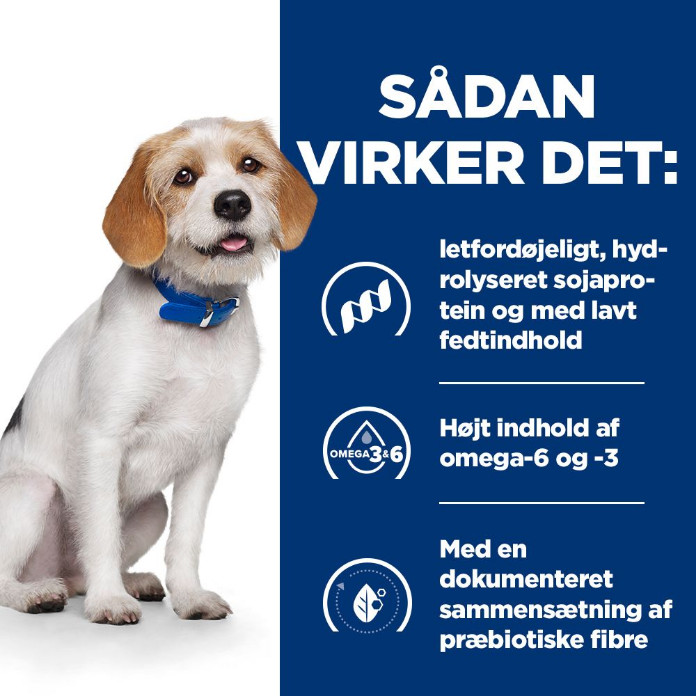 Hill's Prescription Diet Z/D Food Sensitivities Low Fat hondenvoer met gehydrolyseerde soja