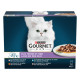 Gourmet Perle Land og Hav Duo fiske- og kødkombinationer vådfoder til katte (85 g)