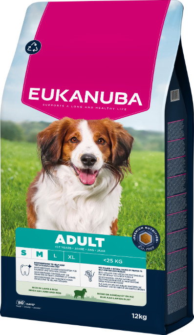 Eukanuba Adult Small & Medium med lam & ris hundefoder