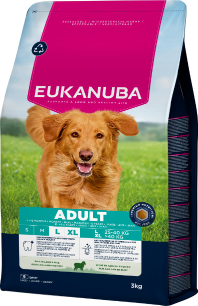Eukanuba Adult Large med lam & ris hundefoder