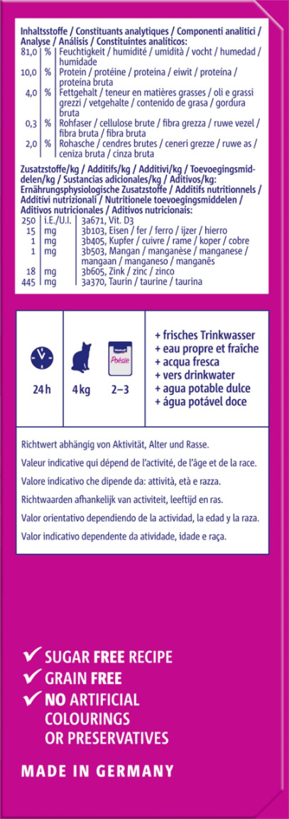 Vitakraft Poésie Délice met vis natvoer kat multipack (6 x 85 g)