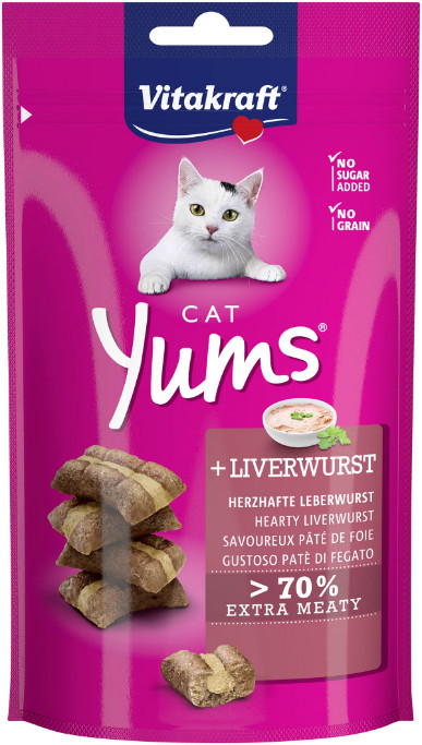 Vitakraft Cat Yums met lever kattensnack Vitakraft Cat Yums met lever kattensnack