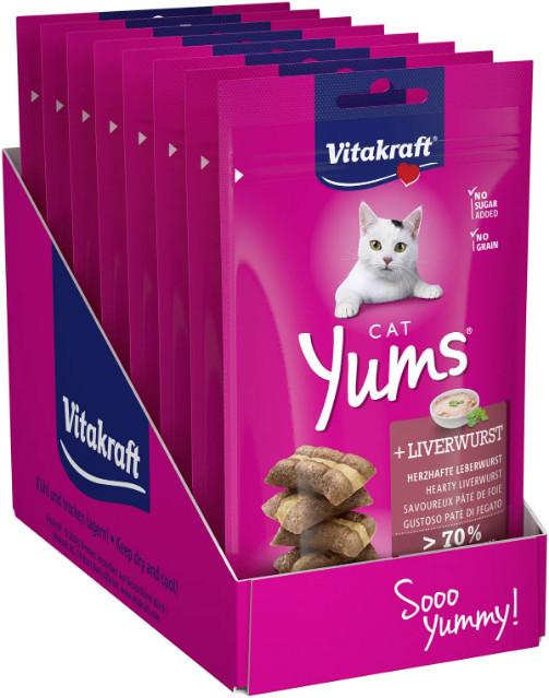 Vitakraft Cat Yums met lever kattensnack Vitakraft Cat Yums met lever kattensnack