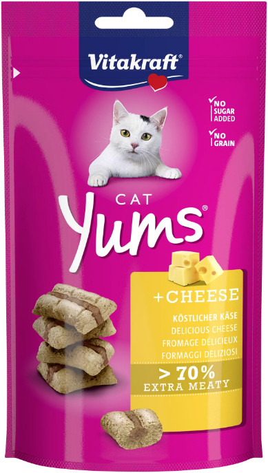 Vitakraft Cat Yums med ost kattesnack (40 g)