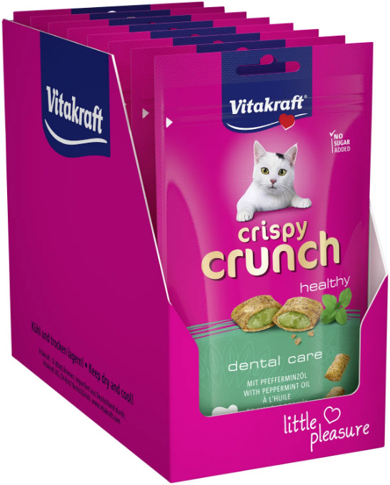 Vitakraft Crispy Crunch dental care kattensnack (60 g)