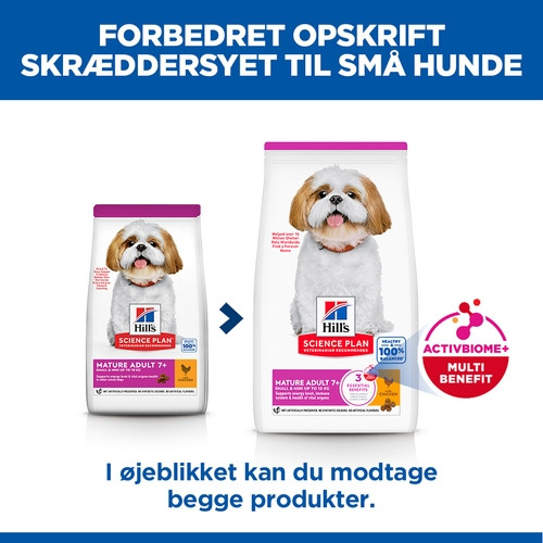 Hill's Mature Adult Small & Mini kylling hundefoder