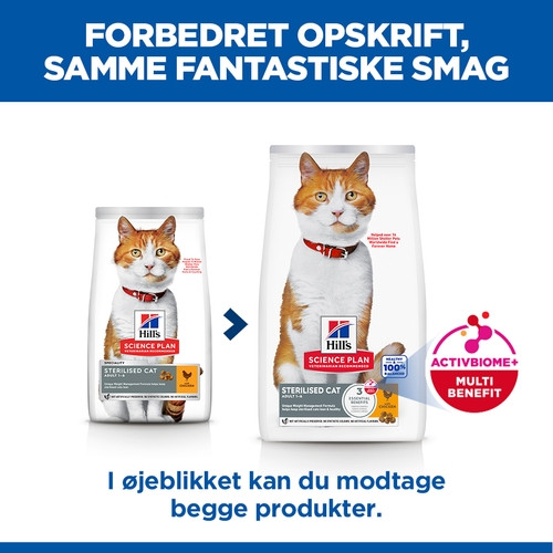 Hill's Young Adult Sterilised Huhn Katzenfutter 