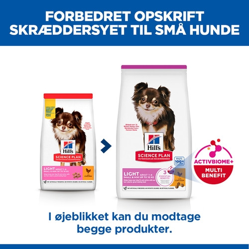 Hill's Adult Light Small & Mini kylling hundefoder