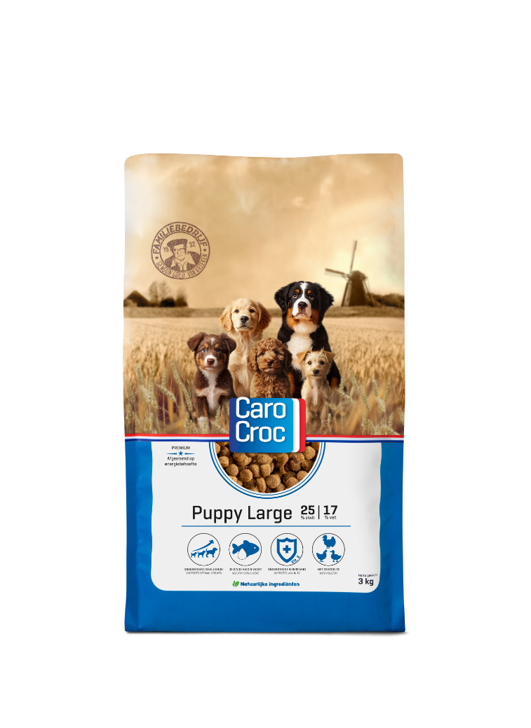 CaroCroc 25/17 Puppy Large hundefoder