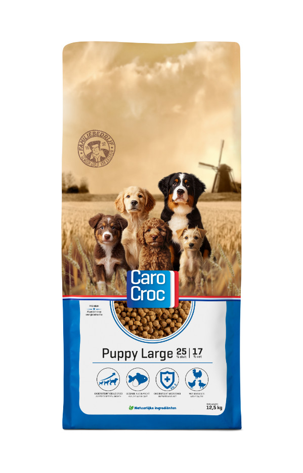 CaroCroc 25/17 Puppy Large hundefoder