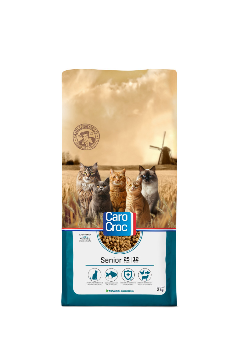 Carocroc 25/12 Senior kattefoder