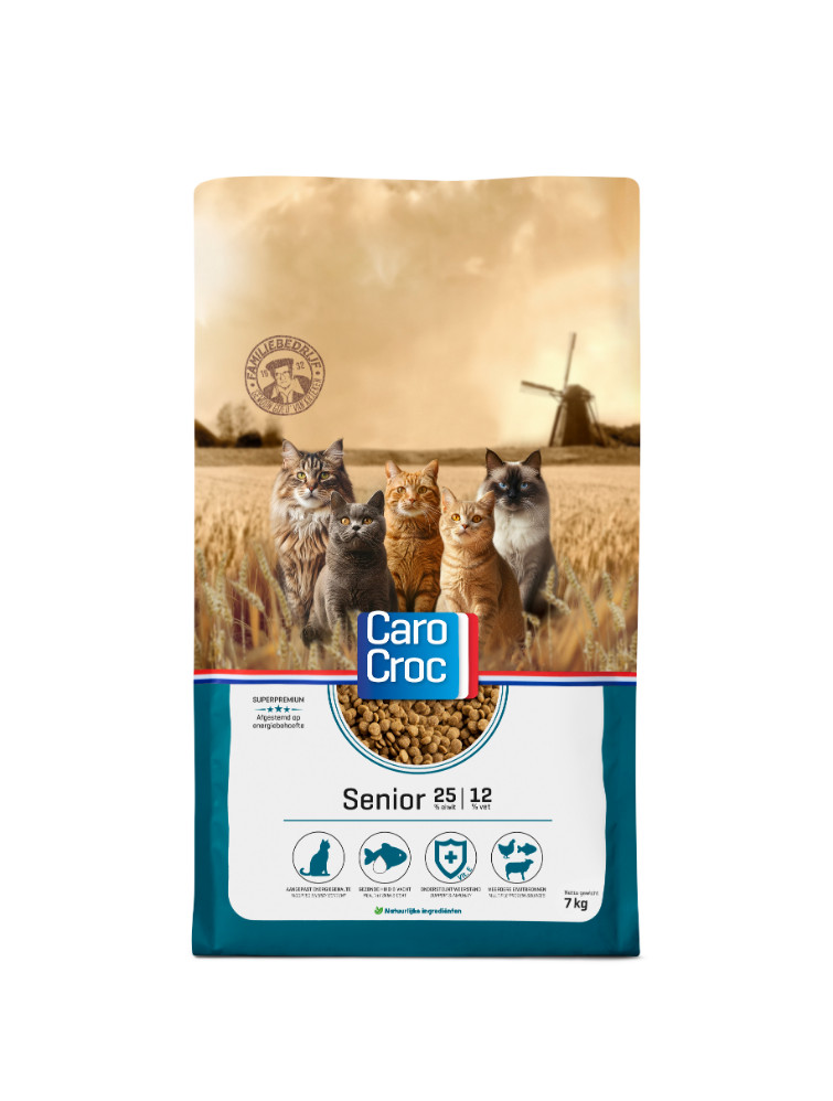 Carocroc 25/12 Senior kattefoder