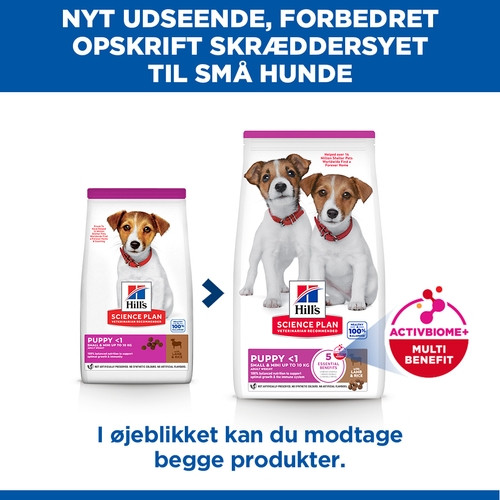 Hill's Puppy Small & Mini met lam & rijst hondenvoer