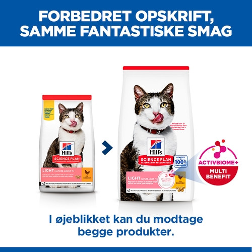 Hill’s Mature Adult 7+ Light med kylling kattefoder