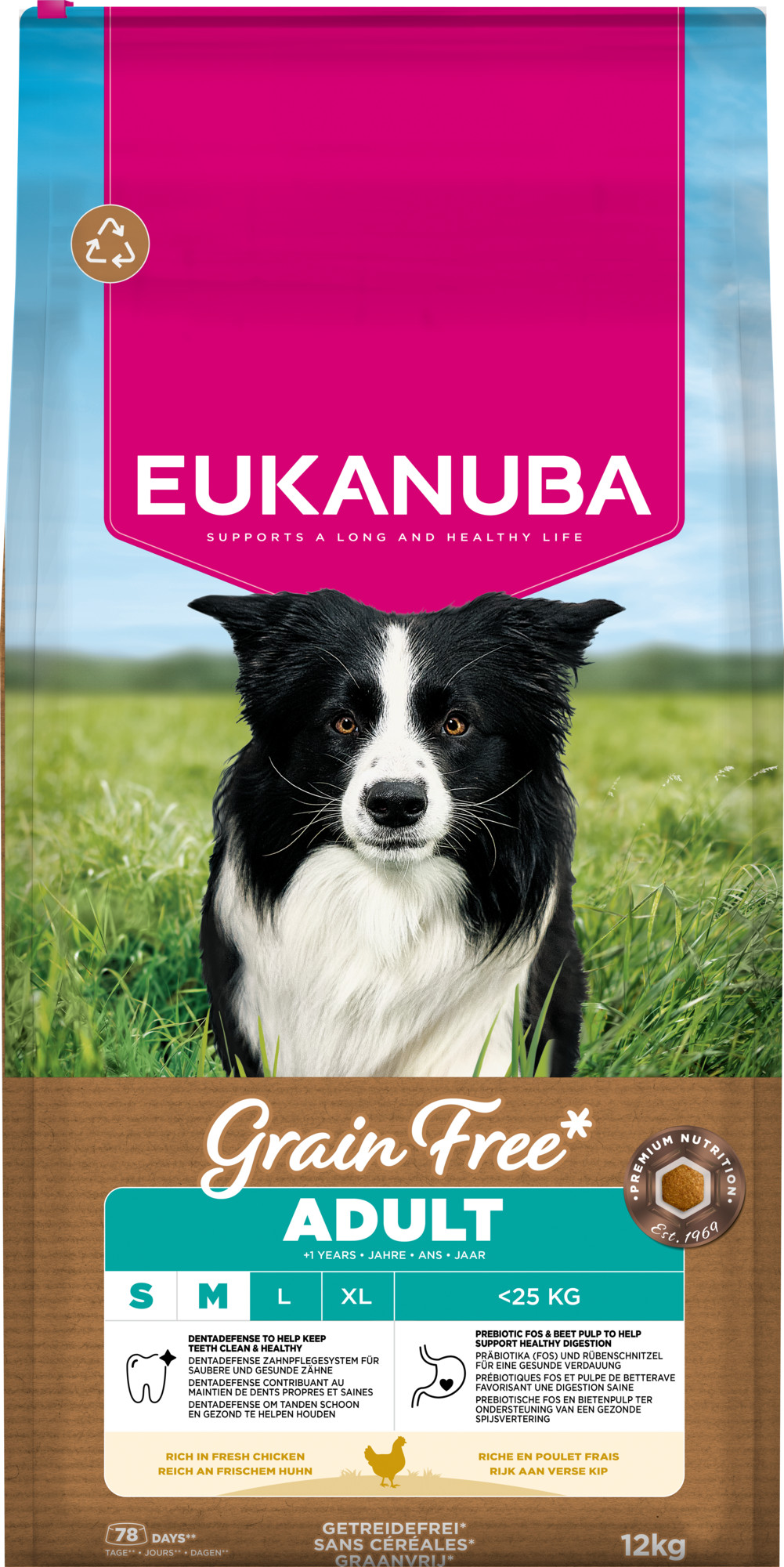 Eukanuba Adult Small & Medium kip graanvrij hondenvoer