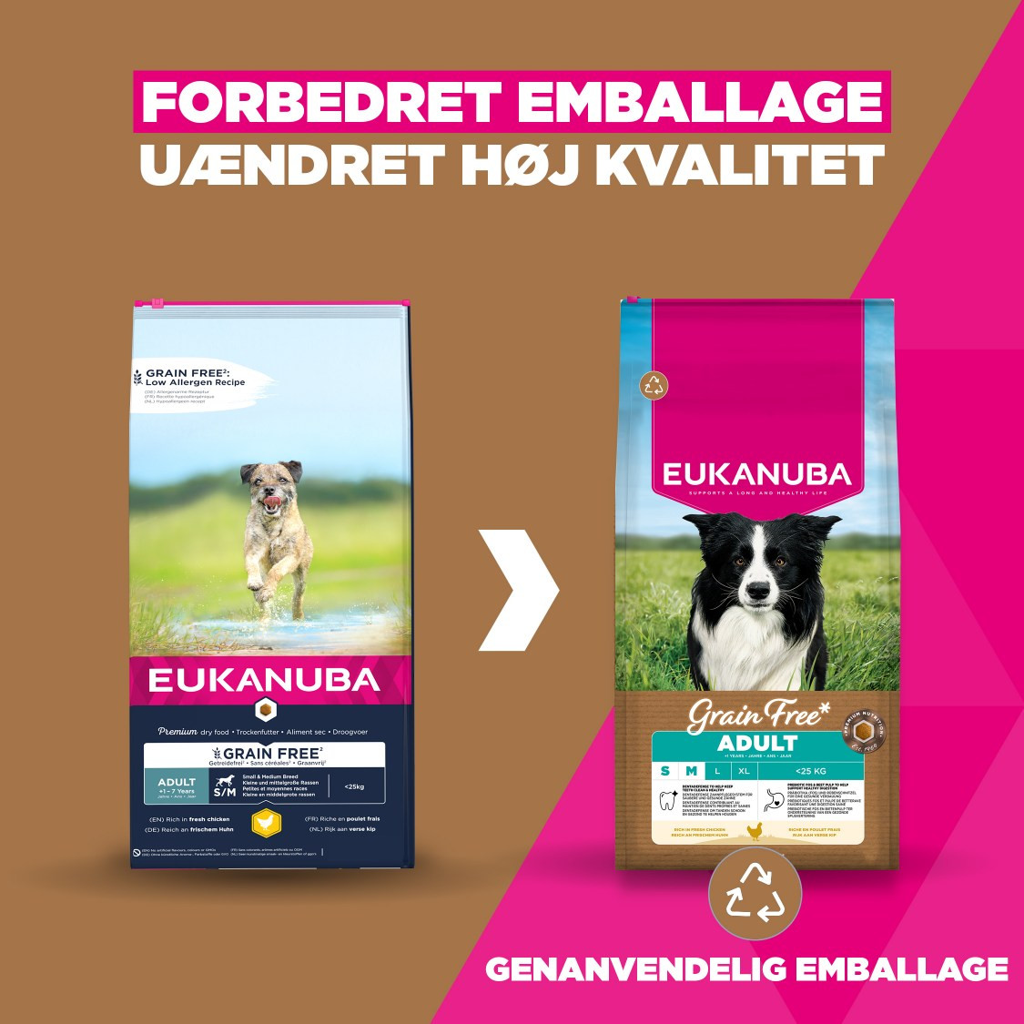Eukanuba Adult Small & Medium kip graanvrij hondenvoer