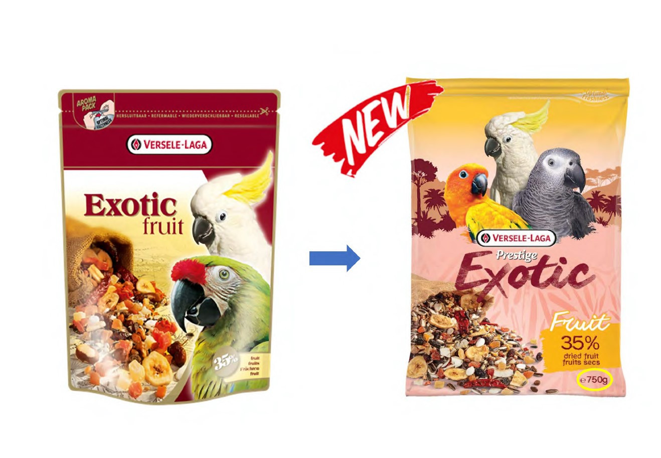 Prestige Exotic Fruitmix papegaaienvoer