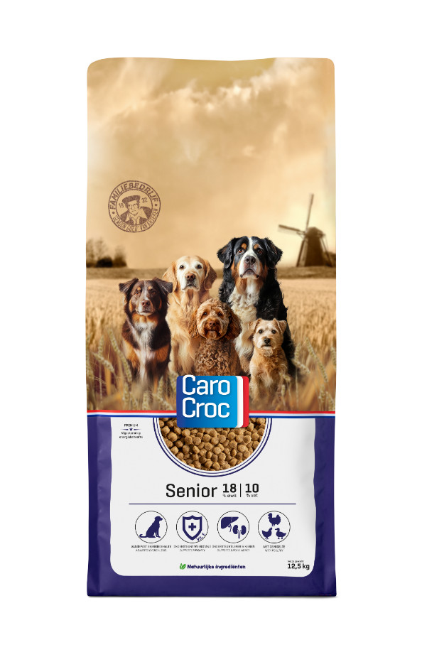 CaroCroc 18/10 Senior hundefoder