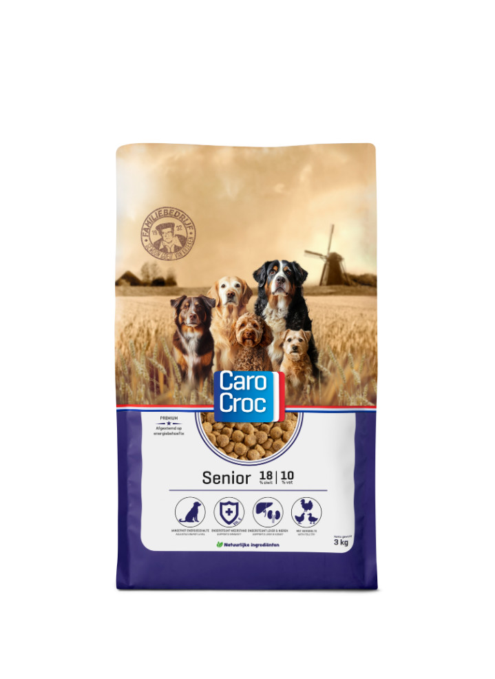 CaroCroc 18/10 Senior hundefoder