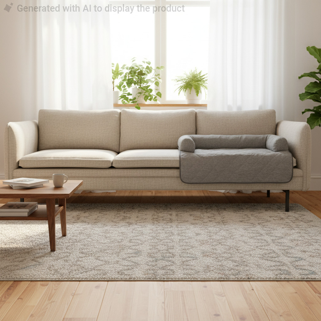 Brekz Stockholm sofatæppe til hunde - grå