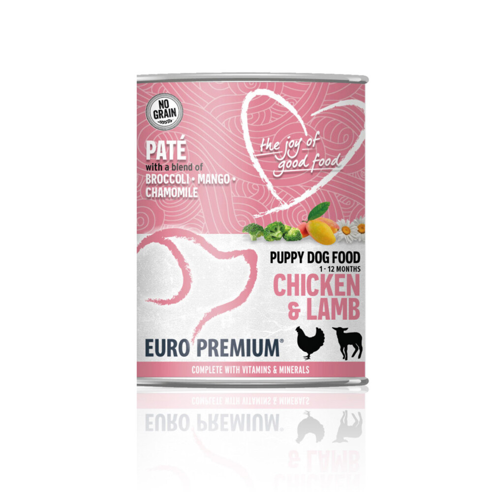 Euro Premium Puppy kip en lam paté natvoer hond