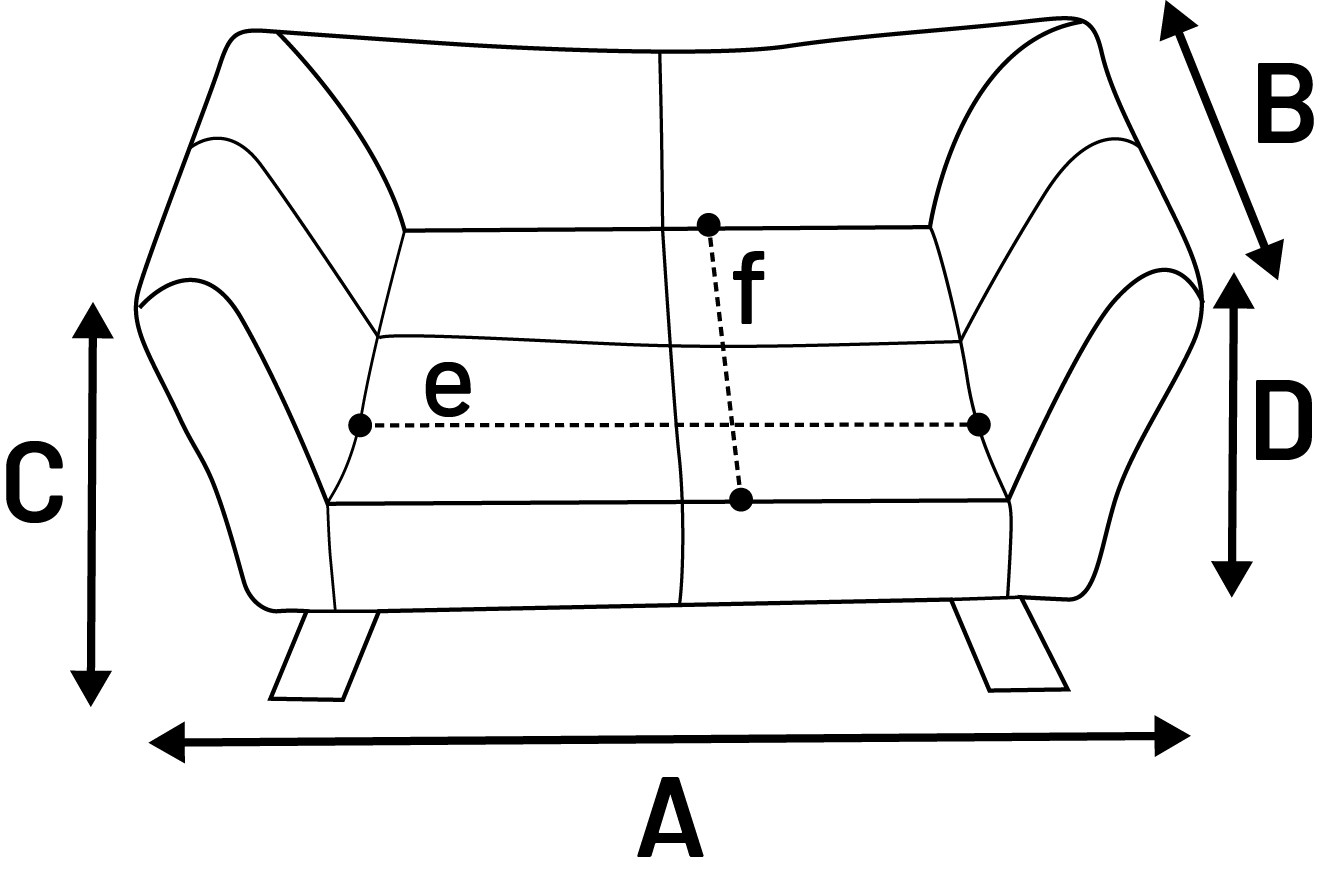 Sofa Damario ligbank rechthoekig voor hond en kat groen