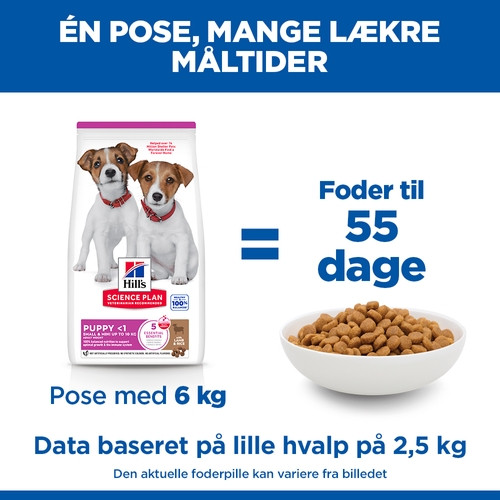 Hill's Puppy Small & Mini met lam & rijst hondenvoer