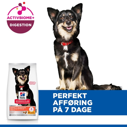 Hill's Adult Perfect Digestion Small&Mini met kip & bruine rijst hondenvoer