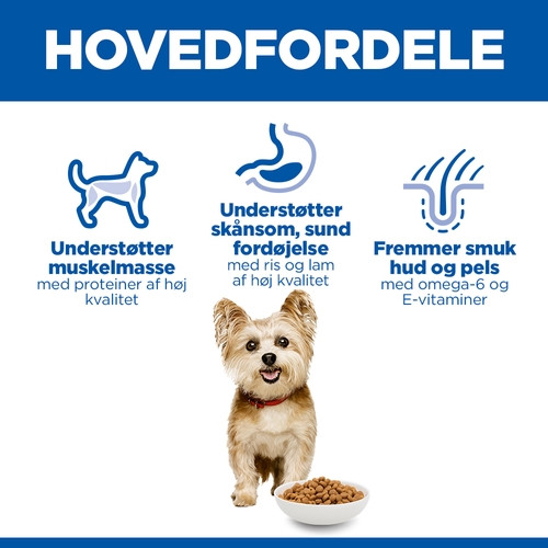 Hill's Adult Small & Miniature Lam & Rijst hondenvoer